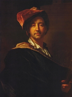 Self-Portrait in a Turban by Hyacinthe Rigaud