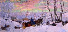 Shrovetide by Boris Kustodiev