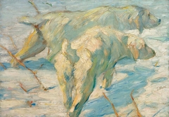 Siberian Shepherd Dogs by Franz Marc