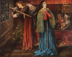 Sir Launcelot in the Queen's Chamber by Henry Treffry Dunn