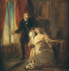 Sir Walter Scott with one of his daughters by William Allan