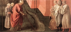 St Fredianus Diverts the River Serchio by Filippo Lippi