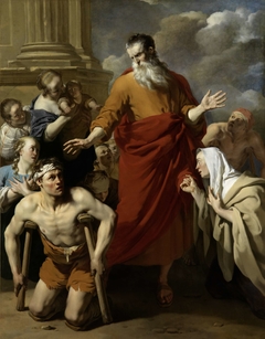 St Paul Healing the Cripple at Lystra by Karel Dujardin