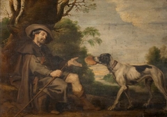 St. Roch fed by a dog (St. Roch altarpiece) by Peter Paul Rubens