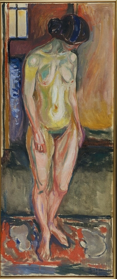 Standing Nude: Evening by Edvard Munch