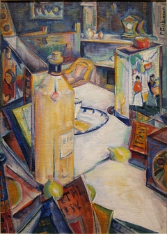 Still Life in Interior by Preston Dickinson