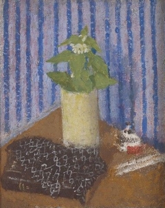 Still Life with a Prayer Book, Shawl, Vase of Flowers and Inkwell by Gwen John