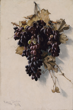 Still Life with Grapes by Edwin Deakin