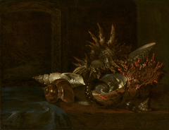 Still Life with Shells by Willem Kalf