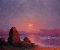 Sunset off the Breton Coast by Ferdinand du Puigaudeau