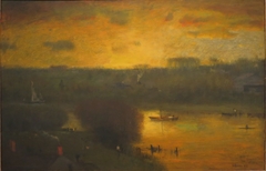 Sunset on the Passaic by George Inness