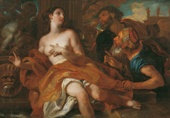 Susanna und die beiden Alten by Johann Michael Rottmayr