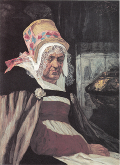 Tête de vieille Anversoise by Félicien Rops