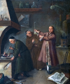 The alchemists by Pietro Longhi