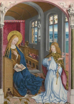 The Annunciation by Master of Liesborn