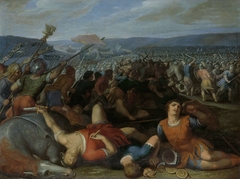 The Batavians Defeating the Romans on the Rhine by Otto van Veen