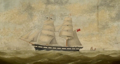 The brig Carbonaria by George Mears