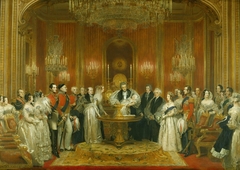 The Christening of Victoria, Princess Royal, 10 February 1841 by Charles Robert Leslie