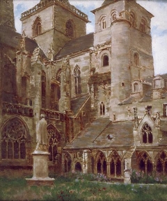 The Cloister in Tréguier by Joseph-Félix Bouchor