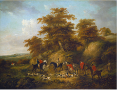 The Death of the Fox by George Morland