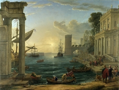 The Embarkation of the Queen of Sheba by Claude Lorrain