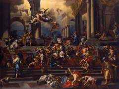 The Expulsion of Heliodorus from the Temple by Francesco Solimena