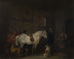 The Farrier's Shop by Edmund Bristow