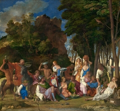 The Feast of the Gods by Giovanni Bellini