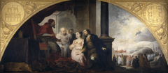 The Foundation of Santa Maria Maggiore in Rome. The Patrician recounts his Dream to the Pope by Bartolomé Esteban Murillo