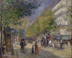 The Grands Boulevards by Auguste Renoir