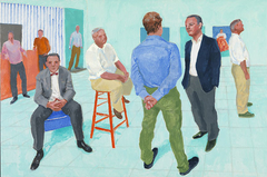 The Group V by David Hockney