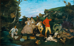 The Hunt Breakfast by Gustave Courbet