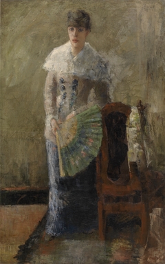 The Lady with Fan by James Ensor