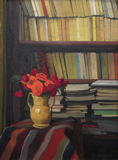 The Library (still-life) by Félix Vallotton