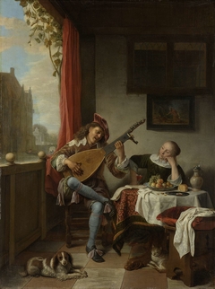 The Lutenist by Hendrick Martensz. Sorgh