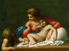 The Madonna and Sleeping Child with the Infant St John the Baptist ('Il Silenzio') by Annibale Carracci