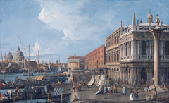 The Molo, Venice by Canaletto