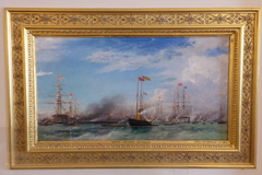 The Naval Review at Spithead, 23 April 1856 by George Housman Thomas