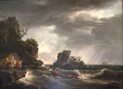 The Shipwreck by Claude-Joseph Vernet