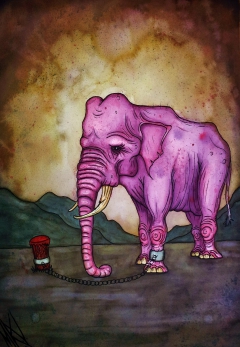 The Circuselephant by Marius Konrad Vartdal