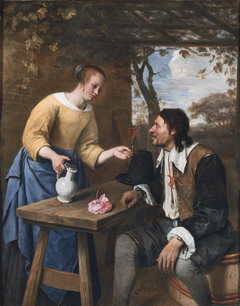 The Tired Traveller by Jan Steen