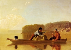 The Trappers' Return by George Caleb Bingham