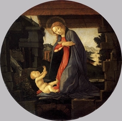 The Virgin Adoring the Child by Sandro Botticelli