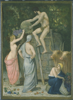 The Wine Press by Pierre Puvis de Chavannes