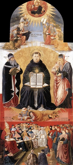 Triumph of St. Thomas Aquinas by Benozzo Gozzoli