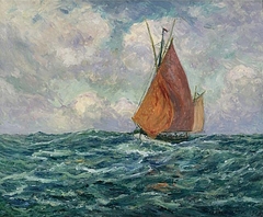 Tuna-fishing Boat at Sea by Maxime Maufra