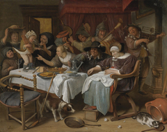 Twelfth Night by Jan Steen