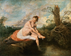 Diana at her Bath by Antoine Watteau