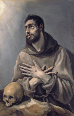 Saint Francis in ecstasy by El Greco