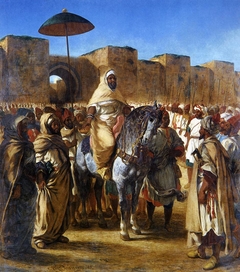 Moulay Abd-er-Rahman, Sultan du Maroc by Eugène Delacroix